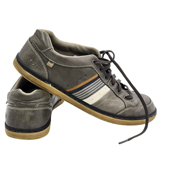 Skechers Shoes Mens 9.5 Sorino Duarte Leather Sneakers Lace Up Low Top 64460 main image 10